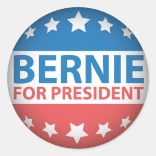 Bernie For President Classic Round Sticker