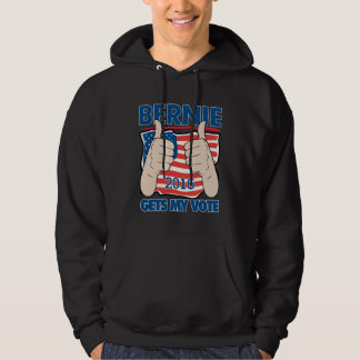 Bernie Gets My Vote 2016 Bernie Sanders Campaign Hoodie