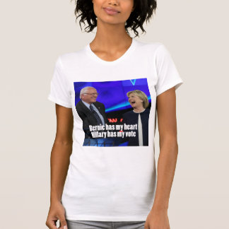 Bernie has my heart, Hillary has my vote shirt