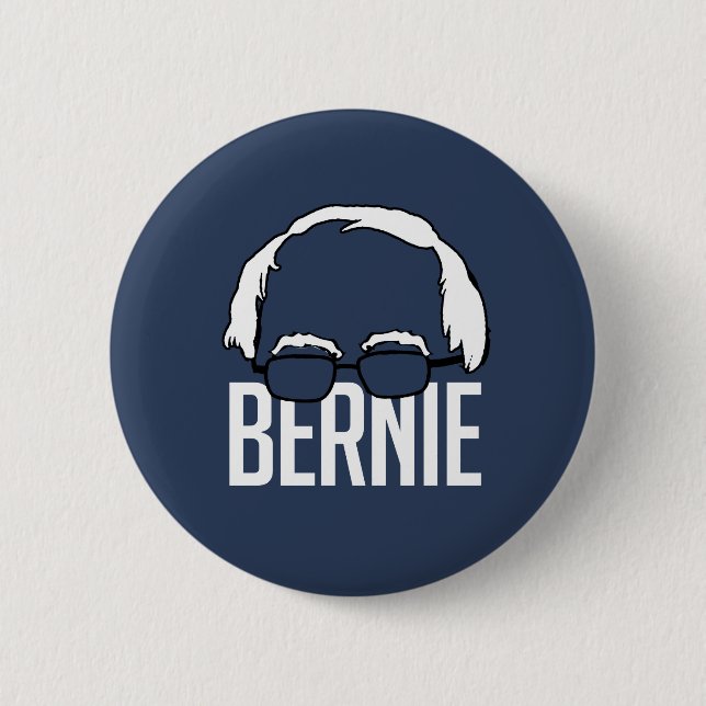 Bernie Head 2016 6 Cm Round Badge (Front)