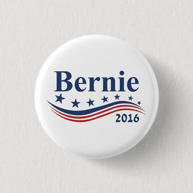 Bernie Sanders 2016 3 Cm Round Badge (Front)