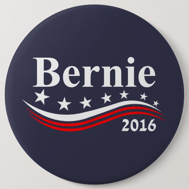 Bernie Sanders 2016 6 Cm Round Badge (Front)