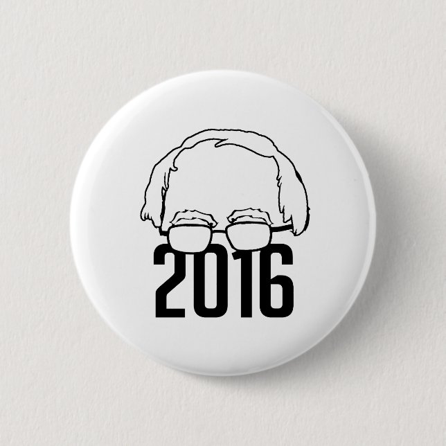 Bernie Sanders 2016 6 Cm Round Badge (Front)