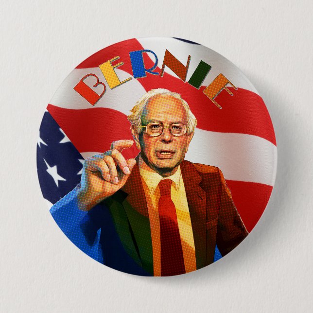 Bernie Sanders 2016 7.5 Cm Round Badge (Front)