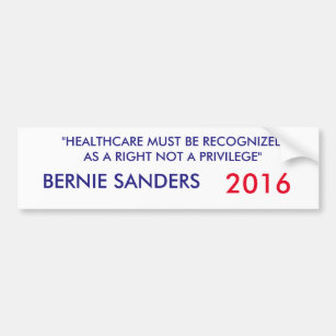 Bernie Sanders 2016 Bumper Sticker