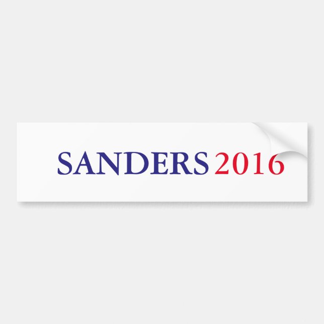 Bernie Sanders 2016 Bumper Sticker (Front)
