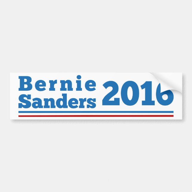 Bernie Sanders 2016 Bumper Sticker (Front)