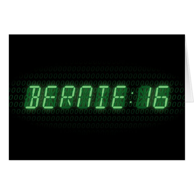 Bernie Sanders 2016 Clock (Front Horizontal)