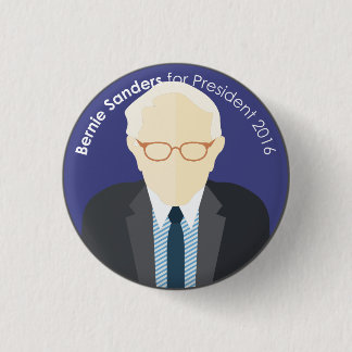 Bernie Sanders 2016 for president custom pin