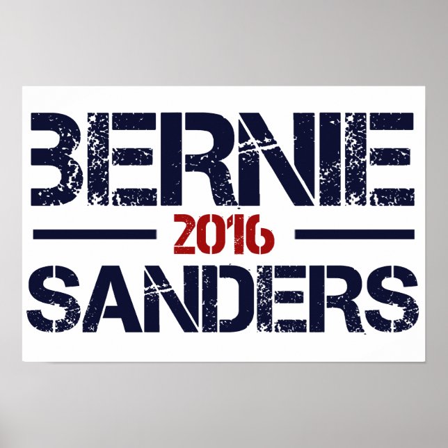 Bernie Sanders 2016 Poster (Front)