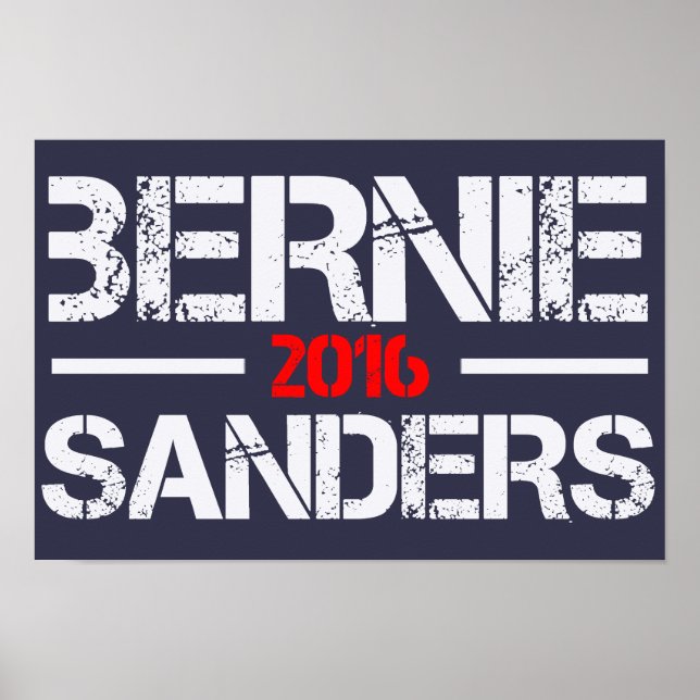 Bernie Sanders 2016 Poster (Front)