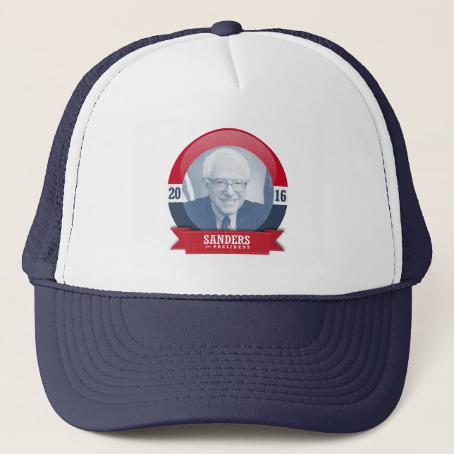 BERNIE SANDERS 2016 TRUCKER HAT (Front)