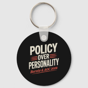 Bernie Sanders And Aoc 2028 For President Campaign Key Ring