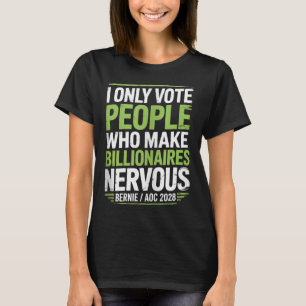 Bernie Sanders And Aoc 2028 For President Campaign T-Shirt