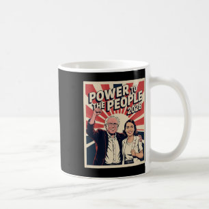 Bernie Sanders And Aoc 2028 Presidential Campaign Coffee Mug