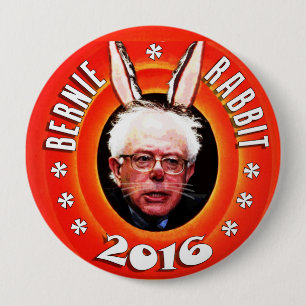 Bernie Sanders: Bernie Rabbit 2016 10 Cm Round Badge