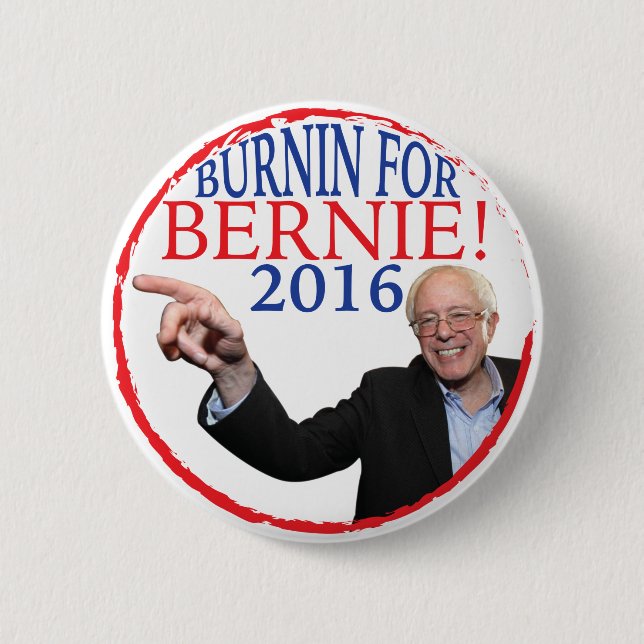 Bernie Sanders Campaign Button (Front)