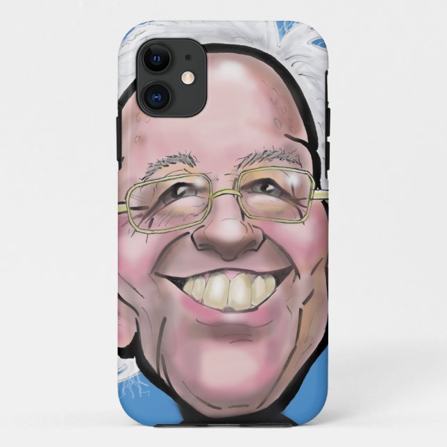 Bernie Sanders Caricature Case-Mate iPhone Case (Back)