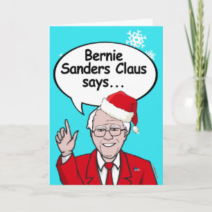 Bernie Sanders Christmas Card - Bernie Sanders Cla