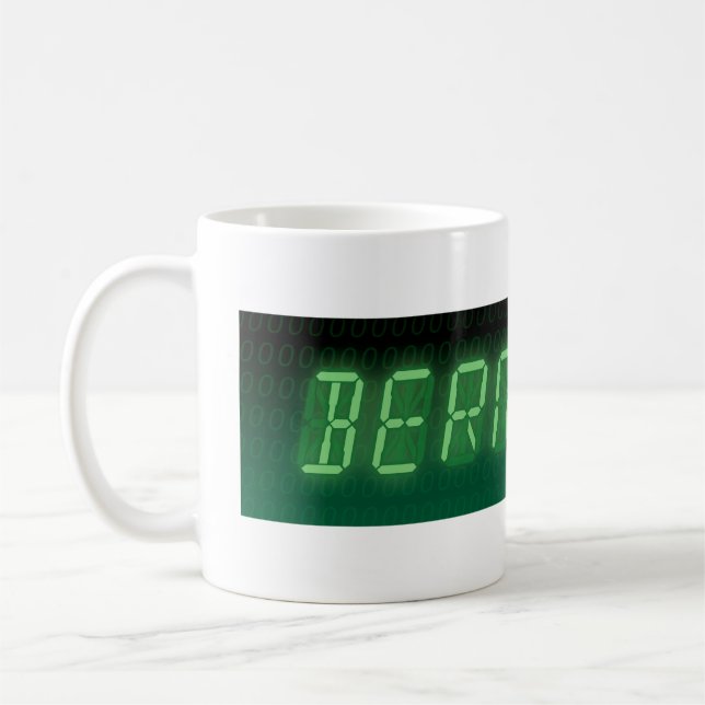Bernie Sanders Digital Readout Coffee Mug (Left)