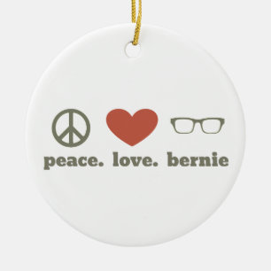 Bernie Sanders Election Swag Ceramic Tree Decoration