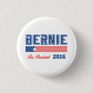 Bernie Sanders For President 2016 3 Cm Round Badge