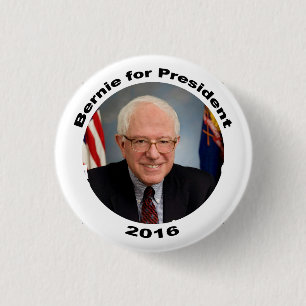 Bernie Sanders for President 2016 3 Cm Round Badge