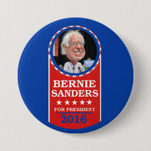 Bernie Sanders for President 2016 7.5 Cm Round Badge