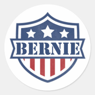 Bernie Sanders For President 2016 Classic Round Sticker
