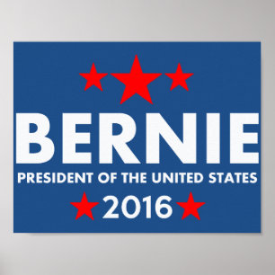 Bernie Sanders For President 2016 Poster