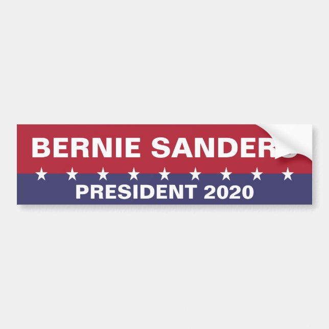 BERNIE SANDERS for President 2020 Bumper Sticker (Front)