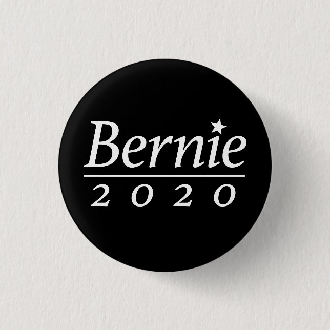 Bernie Sanders for President 2020 button (Front)