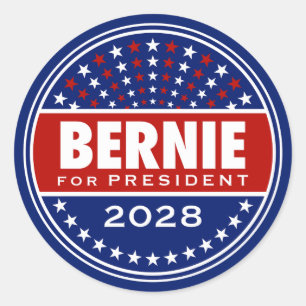 Bernie Sanders for President 2028 Classic Round Sticker