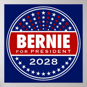 Bernie Sanders for President 2028 Poster