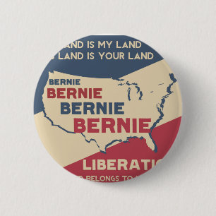 Bernie Sanders for President 6 Cm Round Badge