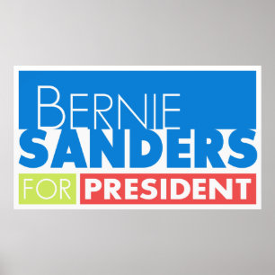 Bernie Sanders for President V4 Poster