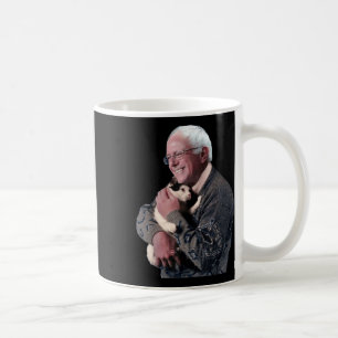 Bernie Sanders Hugging Cat Shirt Cute Animal Lover Coffee Mug