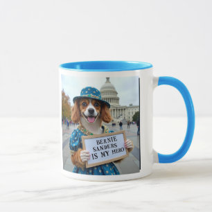 Bernie Sanders Is MY hero Dog Resistance Movement Mug