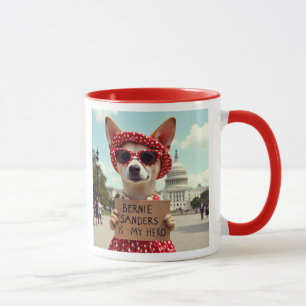 Bernie Sanders Is MY hero Dog Resistance Movement Mug