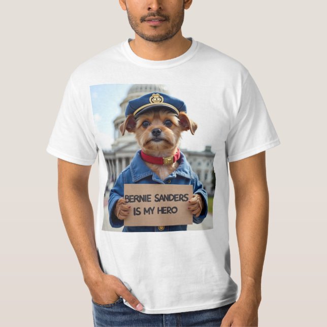 Bernie Sanders Is My Hero T-Shirt (Front)