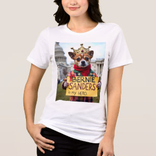 Bernie Sanders is My Hero Tri-Blend Shirt