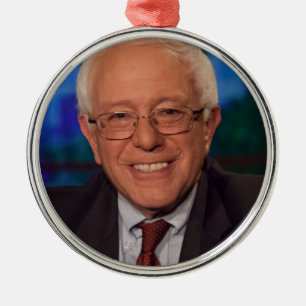 Bernie Sanders Metal Tree Decoration