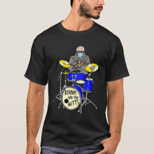 Bernie Sanders Mittens Drumming Drum Inauguration T-Shirt
