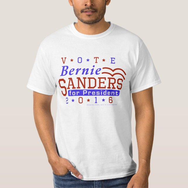 Bernie Sanders President 2016 Election Democrat T-Shirt (Front)