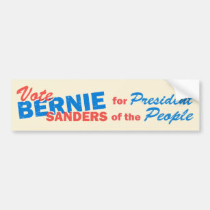 Bernie Sanders President of the People V5 Bumper Sticker
