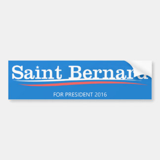 Bernie Sanders "Saint Bernard" Bumper Sticker