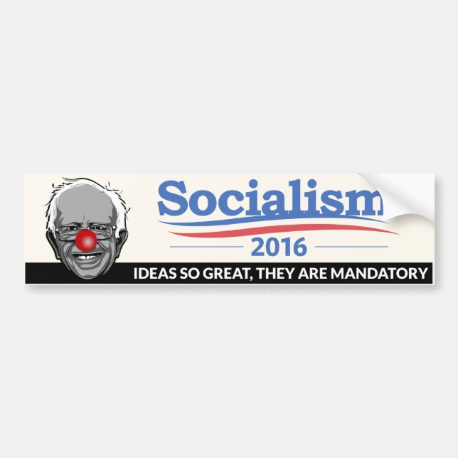 Bernie Sanders - Socialism Bumper Sticker (Front)