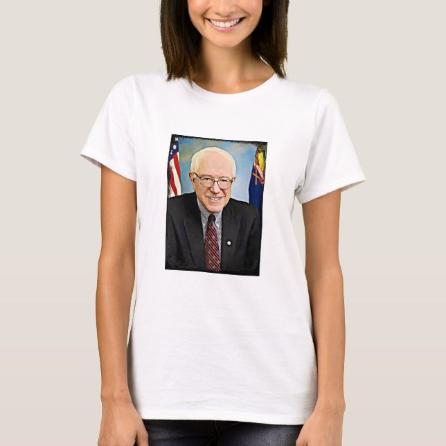 Bernie Sanders Support Digital Art  Shirt (Front)