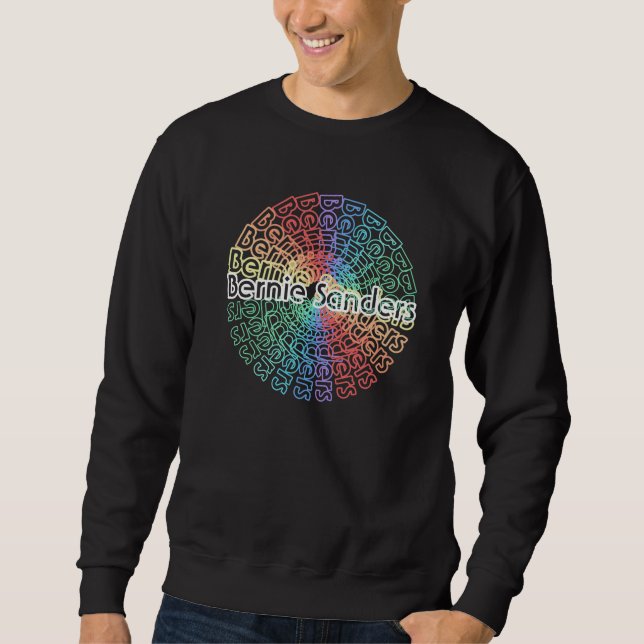 Bernie Sanders Sweatshirt v.4 | Retro Colorburst (Front)
