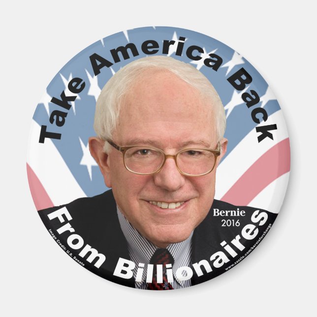 Bernie Sanders Take America Back Magnet (Front)